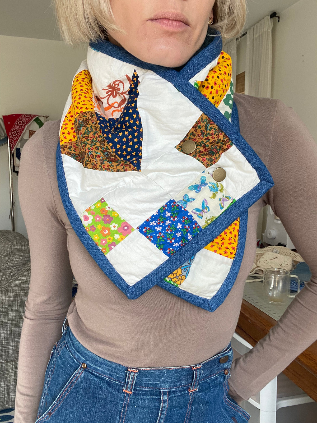 Stay Scarf: Quilted Patchwork