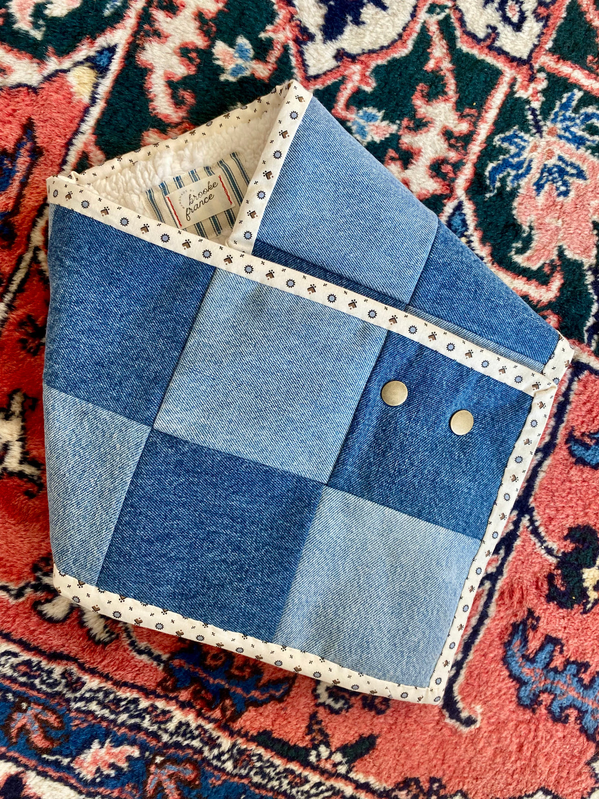 Stay Scarf: Denim Patchwork