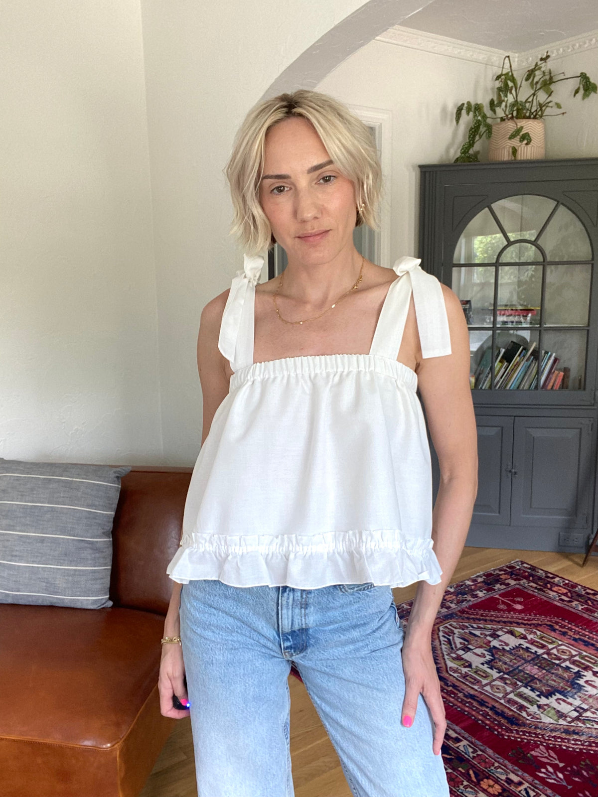 Handmade Ruffle Blouse