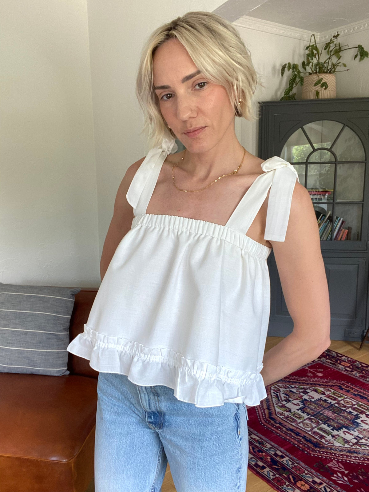 Handmade Ruffle Blouse