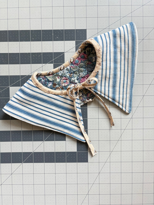 Reversible Fashion Collar - Stripe/Floral